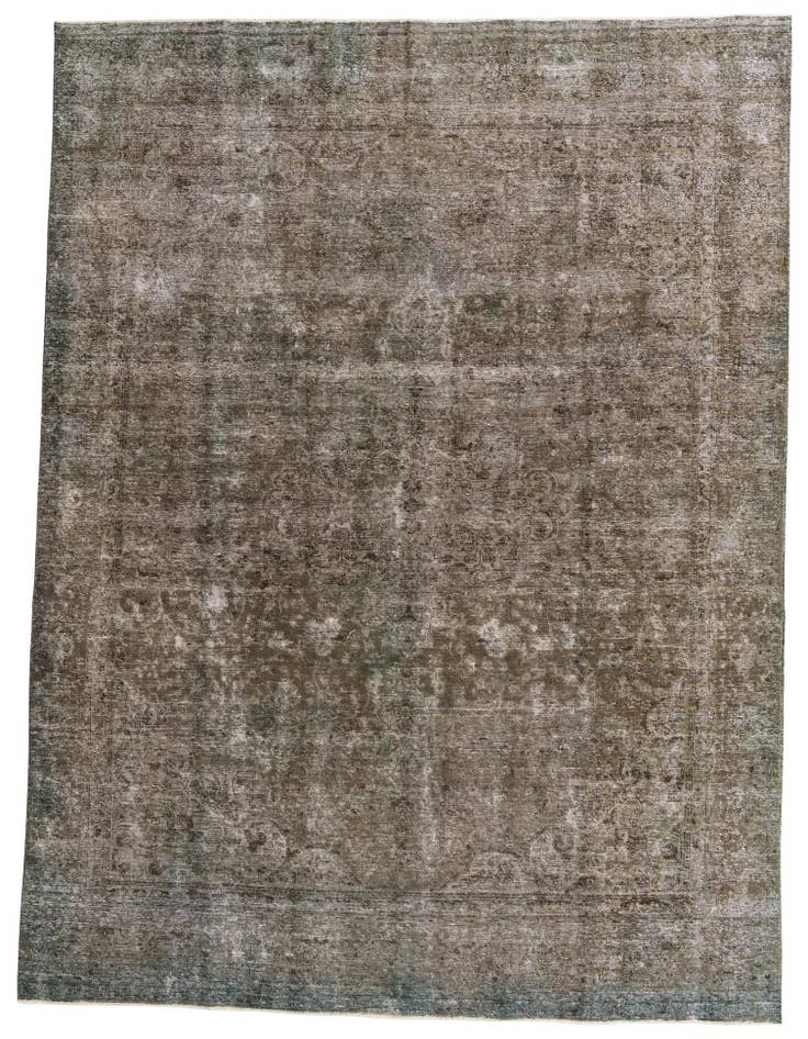 Detail image of 9' 2 x 12' 7 Hand Knotted Ultra Vintage Persian Wool Rug