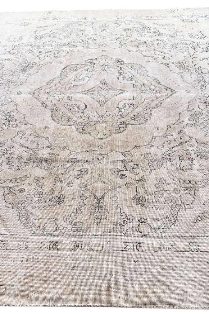 8' 10 x 12' Hand Knotted Ultra Vintage Persian Wool Rug