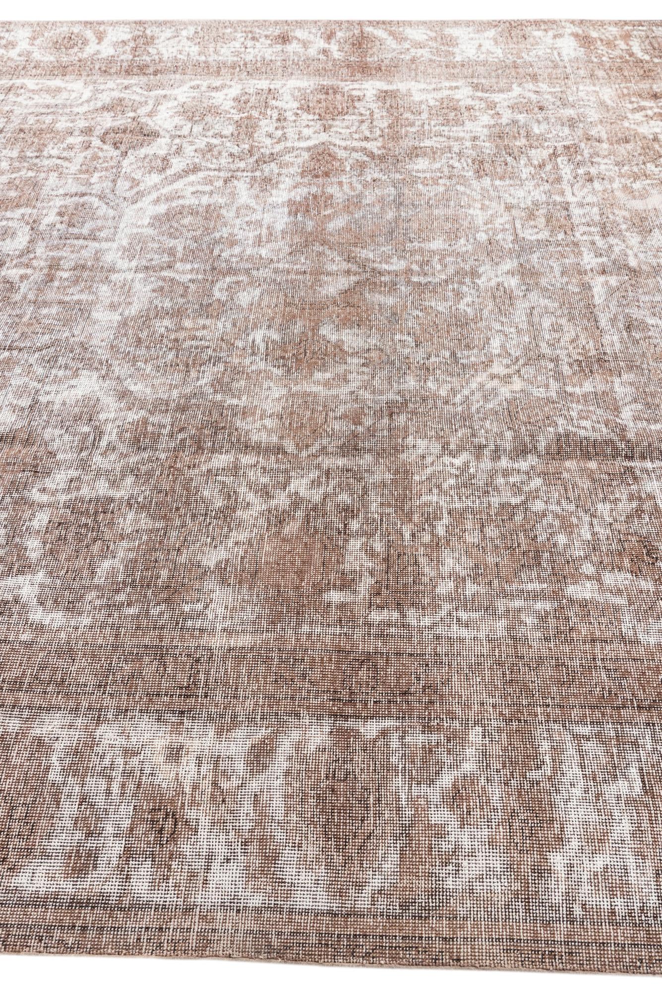 9' x 12' 1 Hand Knotted Ultra Vintage Persian Wool Rug