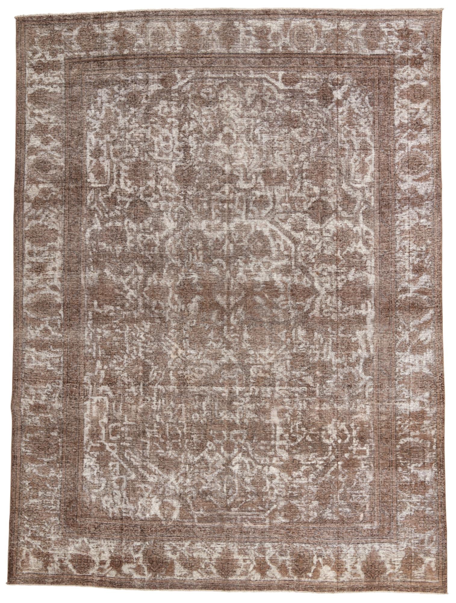 9' x 12' 1 Hand Knotted Ultra Vintage Persian Wool Rug