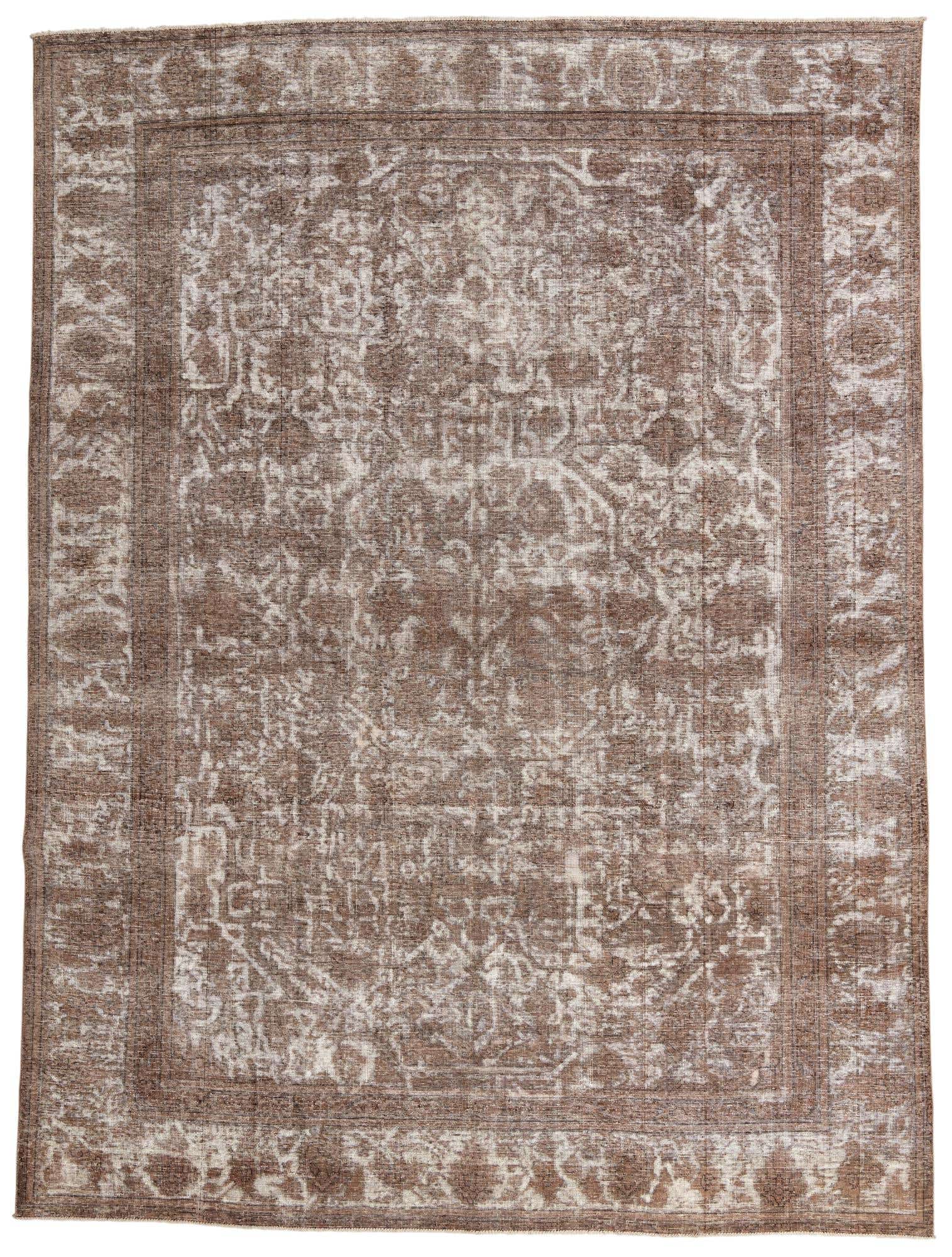 9' x 12' 1 Hand Knotted Ultra Vintage Persian Wool Rug