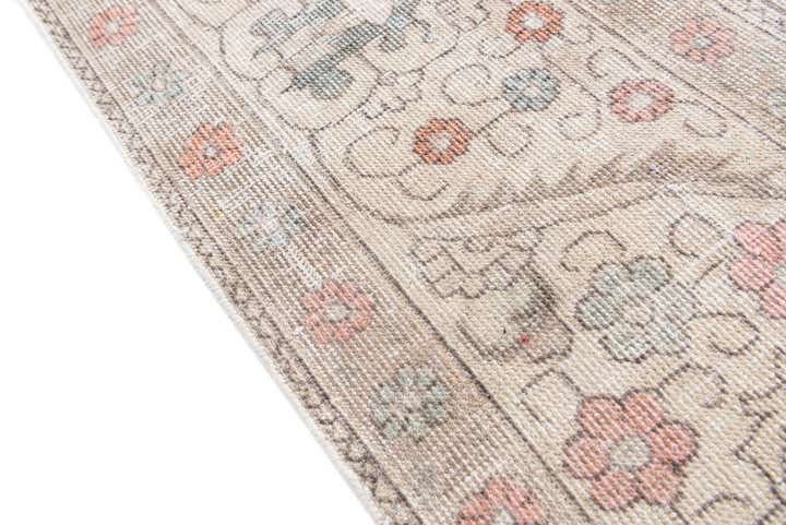9' 8 x 12' 10 Hand Knotted Ultra Vintage Persian Wool Rug