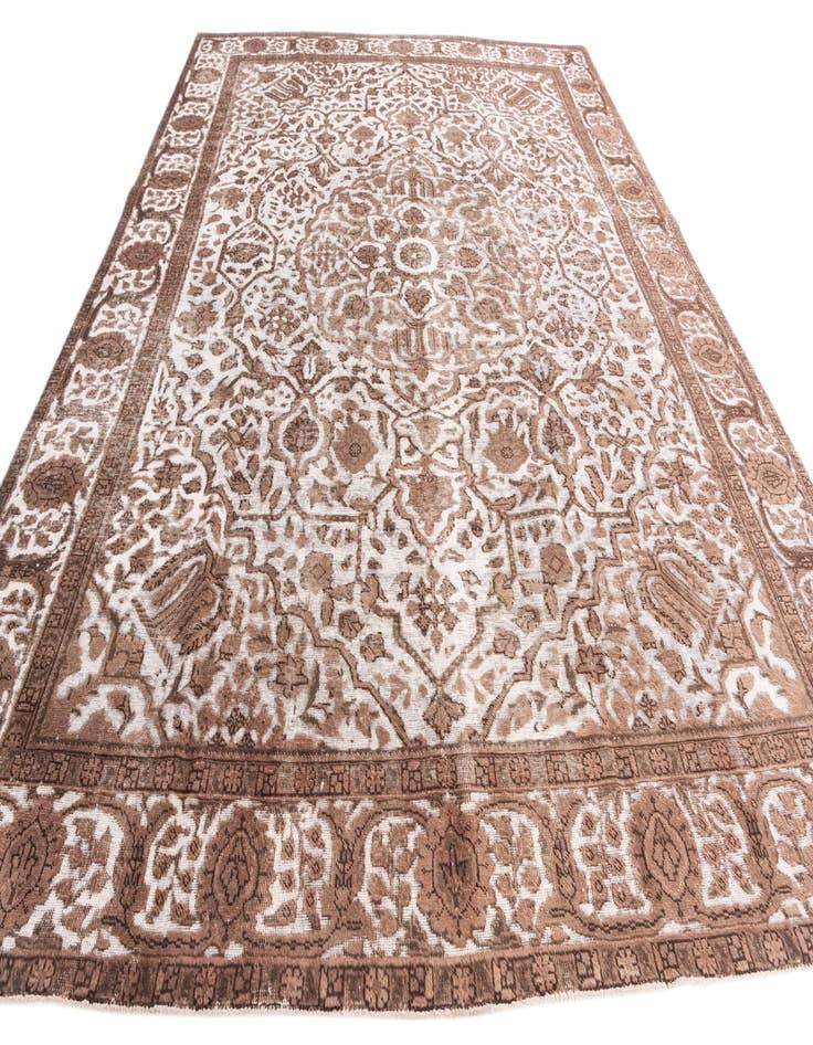 Detail image of 9' 4 x 12' 9  Hand Knotted Ultra Vintage Persian Wool Rug