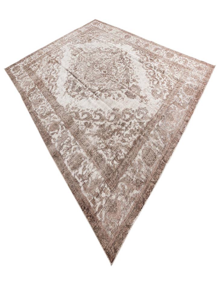 Detail image of 9' 7 x 12' 4  Hand Knotted Ultra Vintage Persian Wool Rug