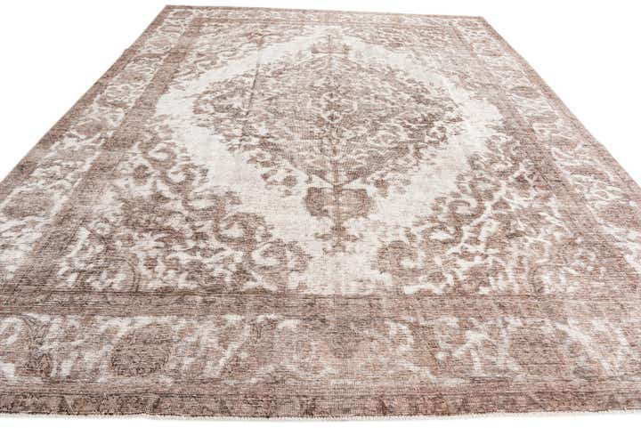 9' 7 x 12' 4 Hand Knotted Ultra Vintage Persian Wool Rug