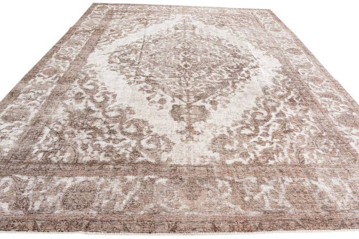 Detail image of 9' 7 x 12' 4 Hand Knotted Ultra Vintage Persian Wool Rug