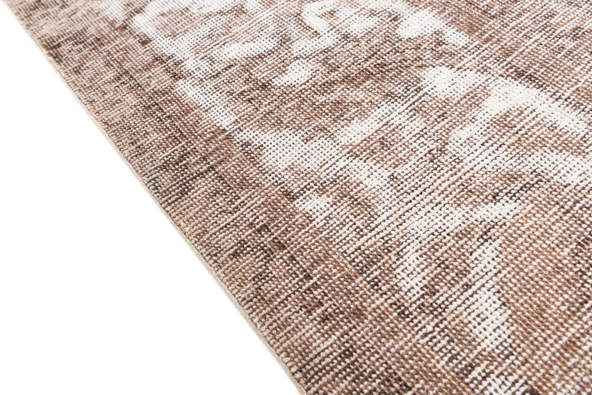 9' 7 x 12' 4 Hand Knotted Ultra Vintage Persian Wool Rug