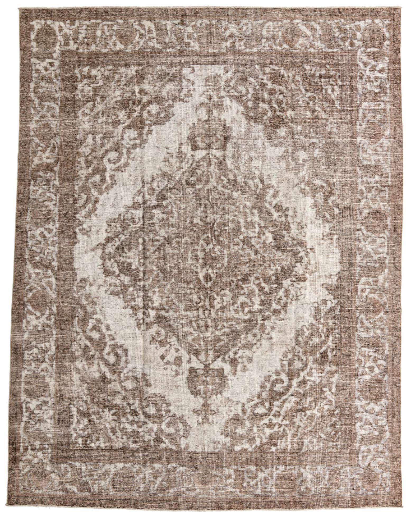 9' 7 x 12' 4 Hand Knotted Ultra Vintage Persian Wool Rug