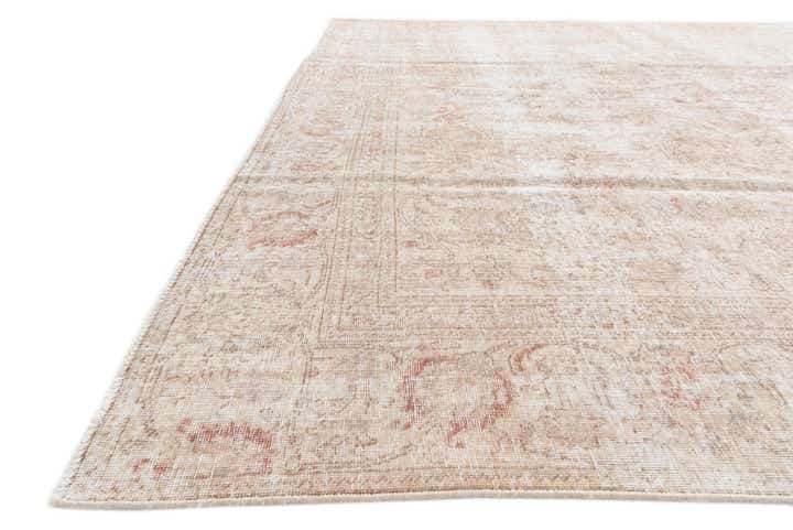 9' 5 x 12' 1 Hand Knotted Ultra Vintage Persian Wool Rug