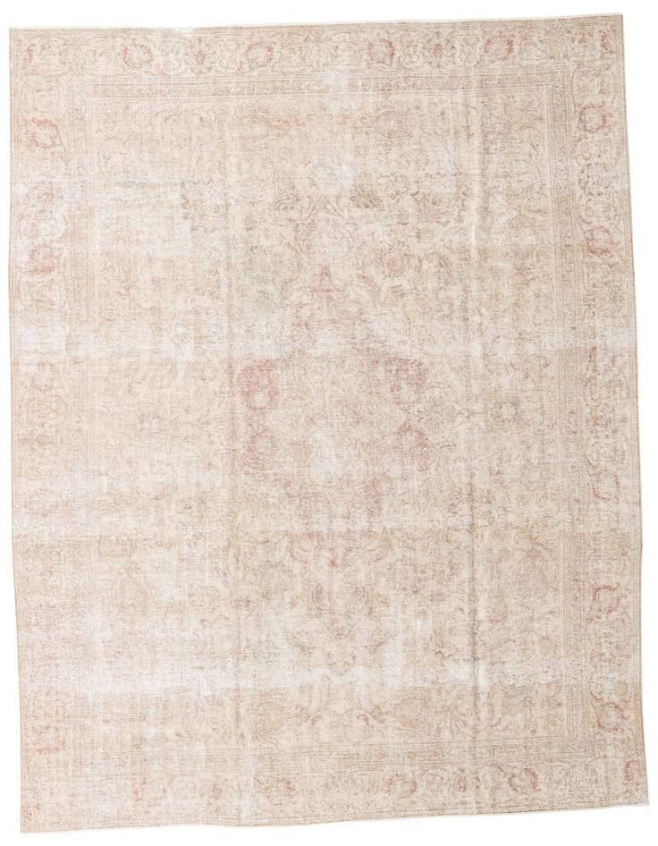 Detail image of 9' 5 x 12' 1 Hand Knotted Ultra Vintage Persian Wool Rug