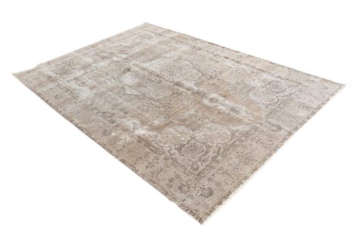 Detail image of 6' 8 x 9' 4 Hand Knotted Ultra Vintage Persian Wool Rug