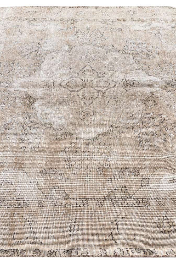 6' 8 x 9' 4 Hand Knotted Ultra Vintage Persian Wool Rug