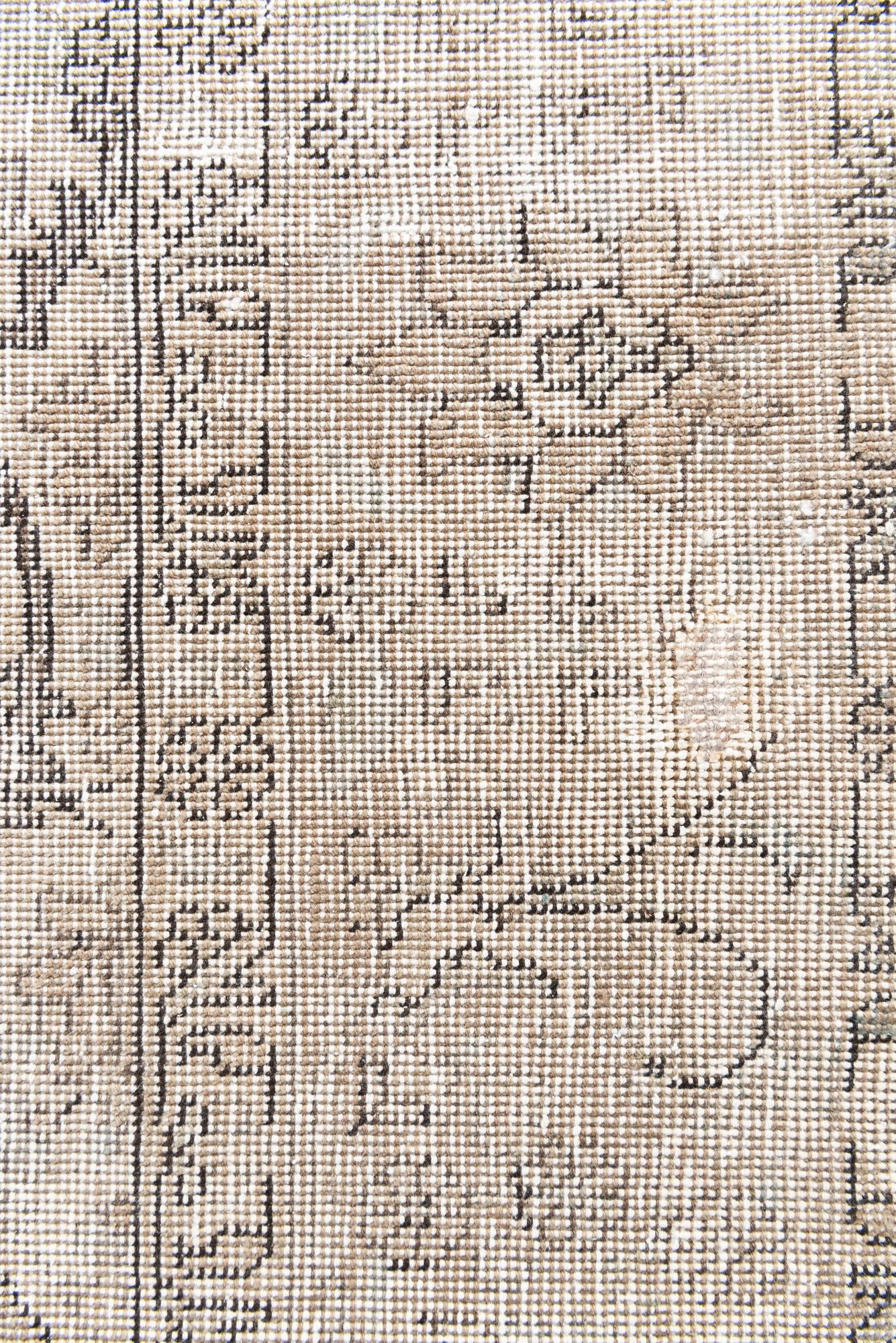 6' 8 x 9' 4 Hand Knotted Ultra Vintage Persian Wool Rug