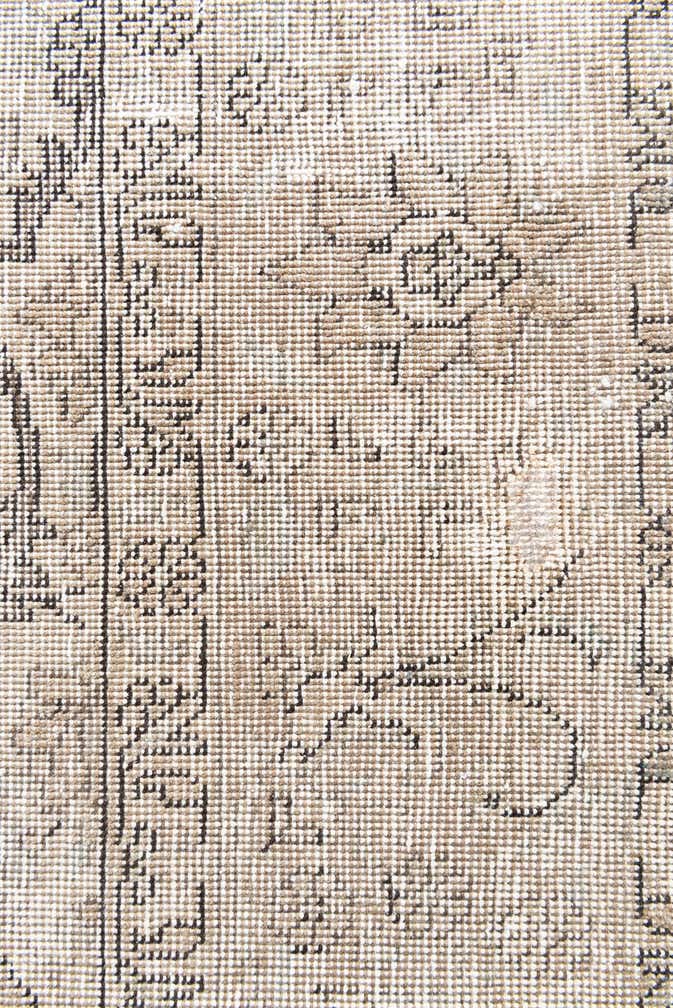 6' 8 x 9' 4 Hand Knotted Ultra Vintage Persian Wool Rug