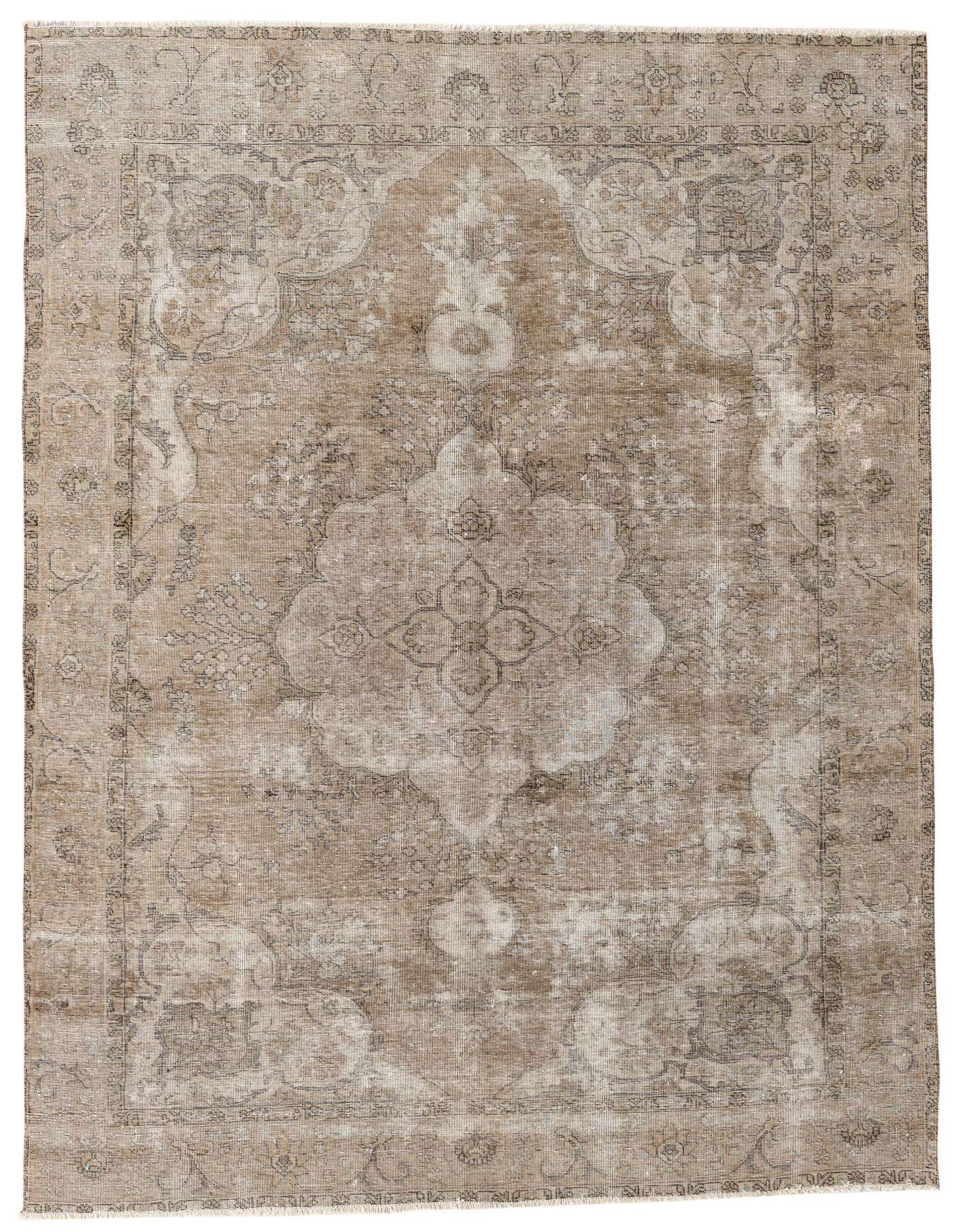 Primary image 6' 8 x 9' 4  Hand Knotted Ultra Vintage Persian Wool Rug