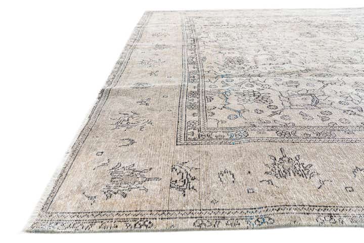 9' 3 x 12' 4 Hand Knotted Ultra Vintage Persian Wool Rug