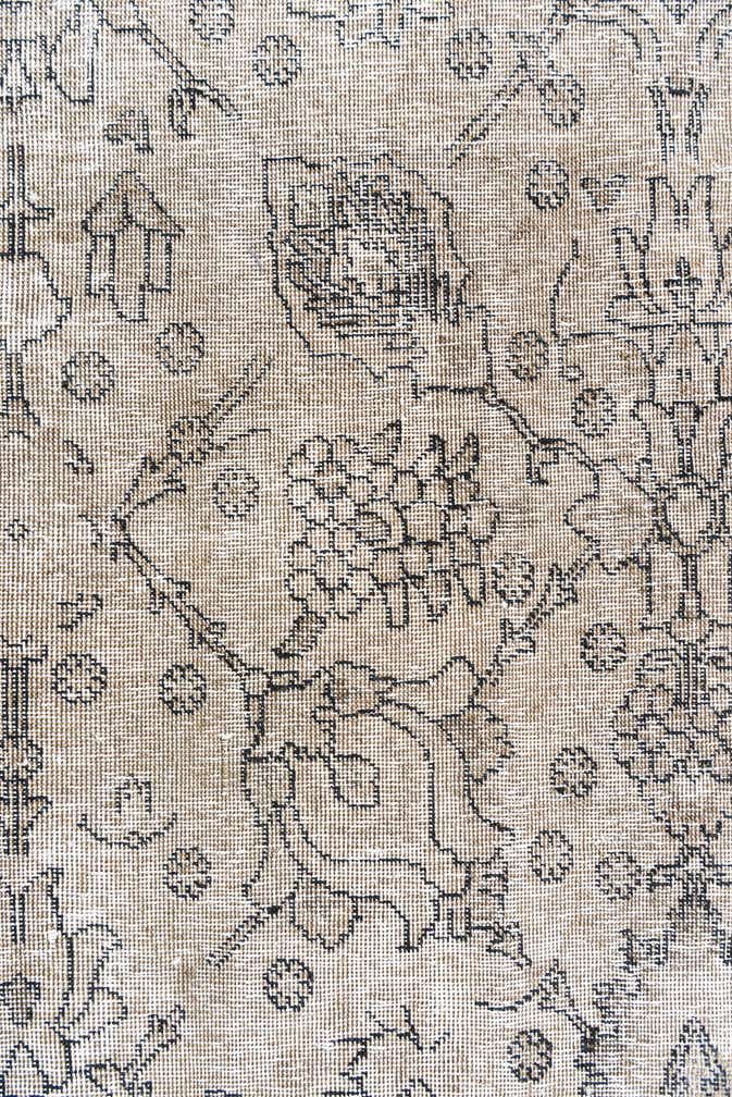 9' 3 x 12' 4 Hand Knotted Ultra Vintage Persian Wool Rug