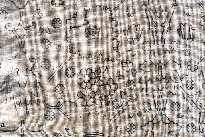 9' 3 x 12' 4 Hand Knotted Ultra Vintage Persian Wool Rug