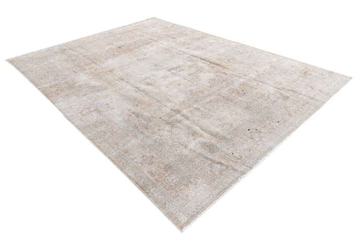 9' 4 x 12' 10 Hand Knotted Ultra Vintage Persian Wool Rug