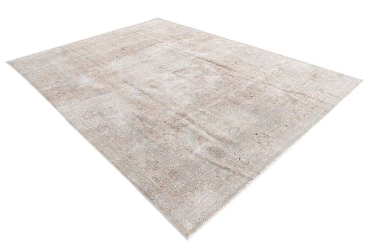 Detail image of 9' 4 x 12' 10 Hand Knotted Ultra Vintage Persian Wool Rug