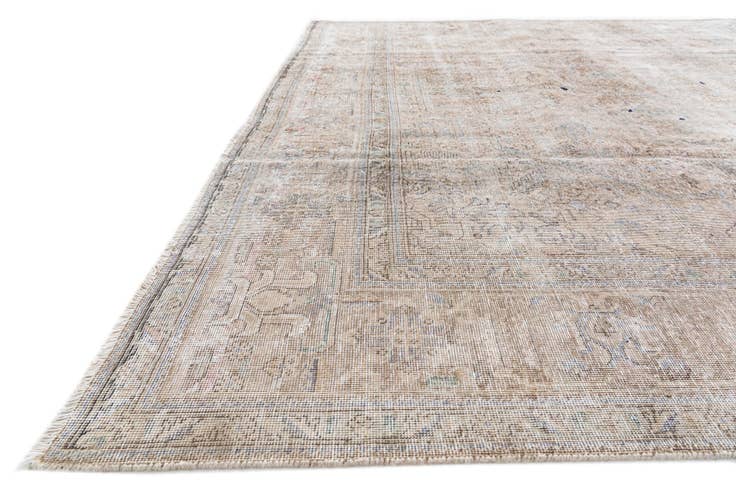 Detail image of 9' 4 x 12' 10 Hand Knotted Ultra Vintage Persian Wool Rug