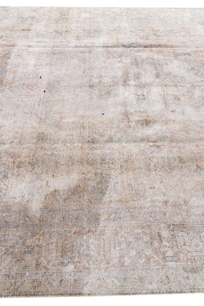 9' 4 x 12' 10 Hand Knotted Ultra Vintage Persian Wool Rug
