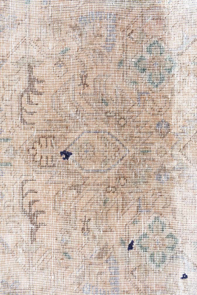 9' 4 x 12' 10 Hand Knotted Ultra Vintage Persian Wool Rug