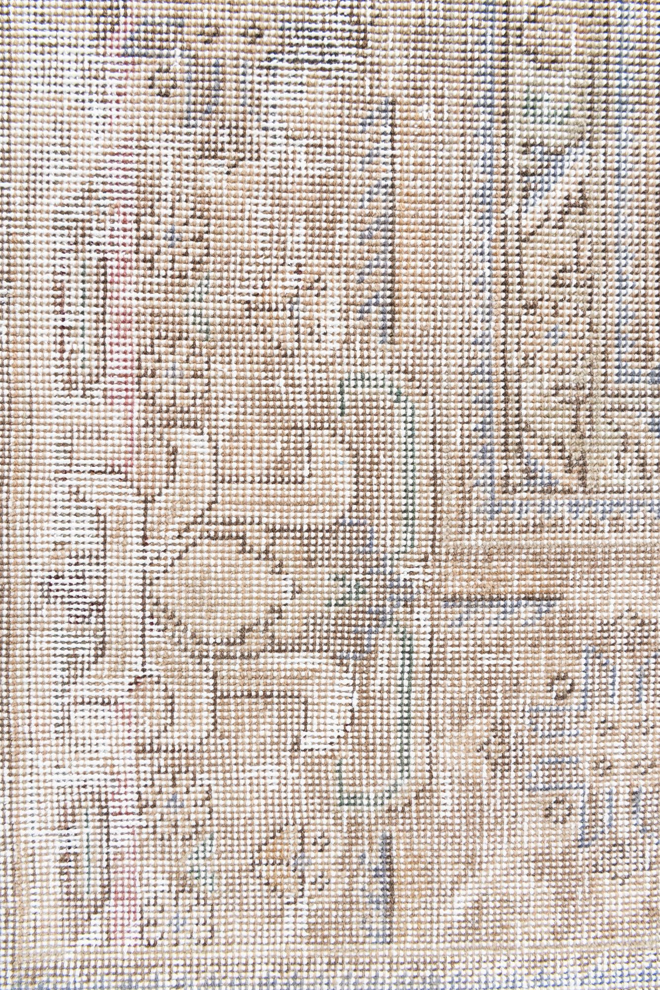 9' 4 x 12' 10 Hand Knotted Ultra Vintage Persian Wool Rug