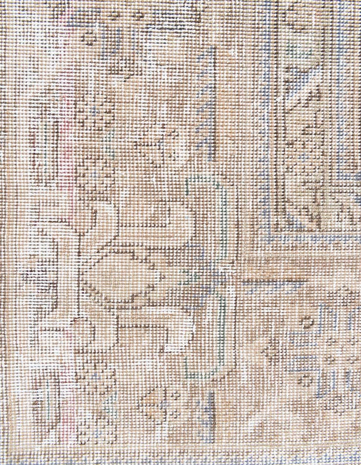 Detail image of 9' 4 x 12' 10  Hand Knotted Ultra Vintage Persian Wool Rug
