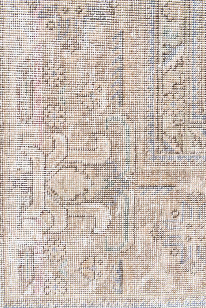 9' 4 x 12' 10 Hand Knotted Ultra Vintage Persian Wool Rug