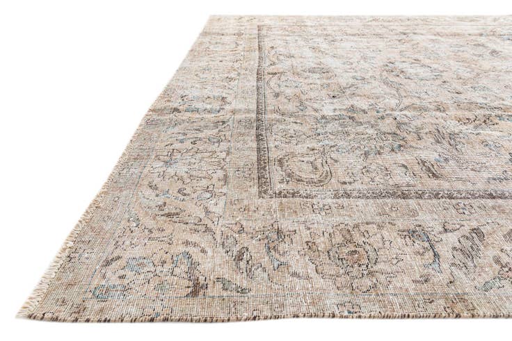 Detail image of 8' 10 x 12' 4 Hand Knotted Ultra Vintage Persian Wool Rug