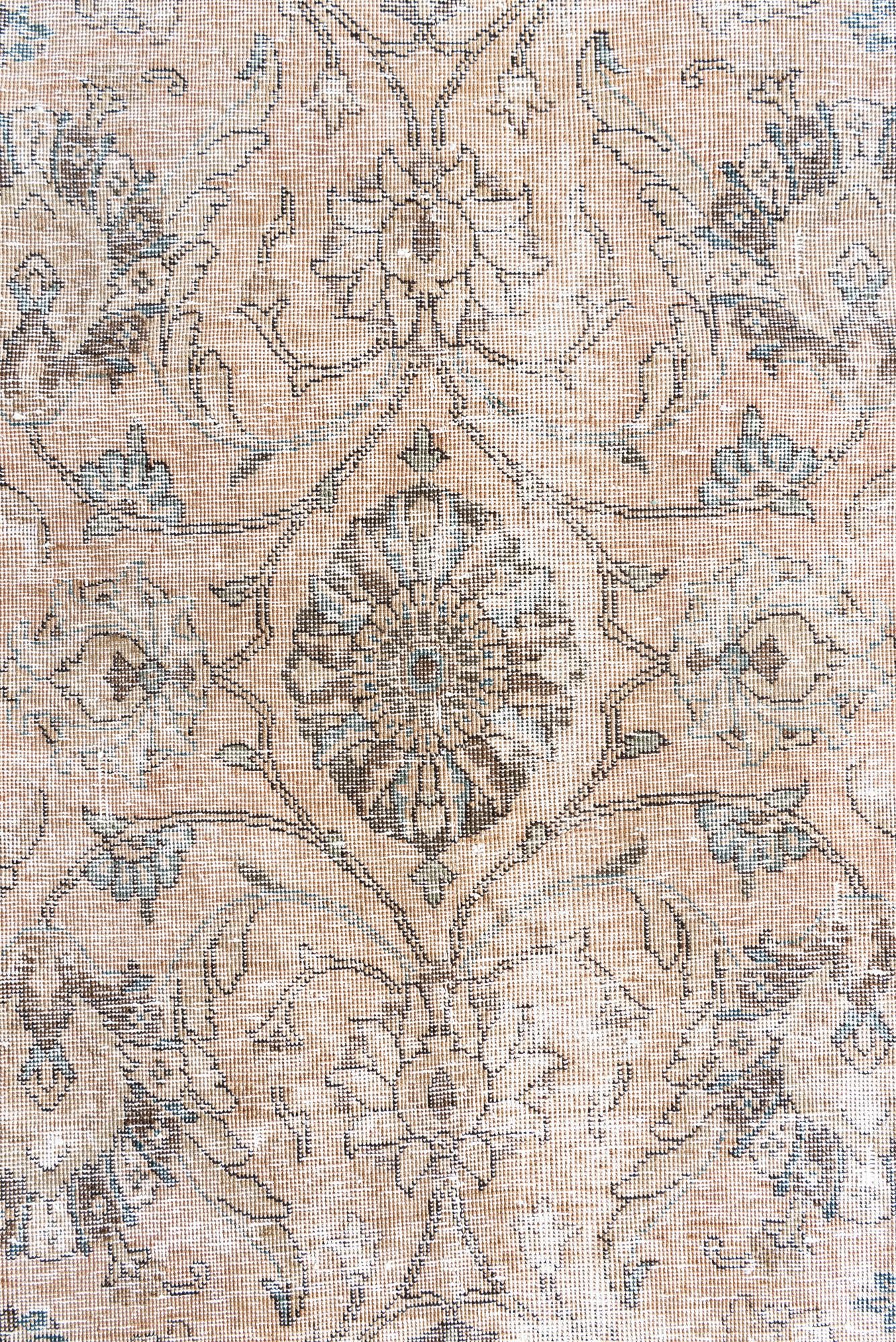 8' 10 x 12' 4 Hand Knotted Ultra Vintage Persian Wool Rug