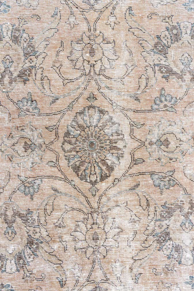 8' 10 x 12' 4 Hand Knotted Ultra Vintage Persian Wool Rug
