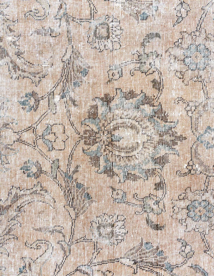 Detail image of 8' 10 x 12' 4  Hand Knotted Ultra Vintage Persian Wool Rug