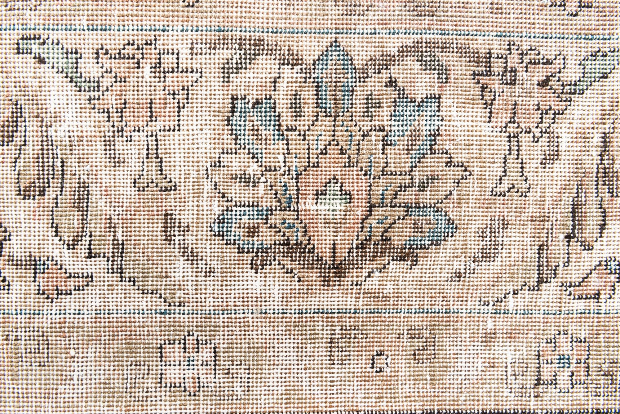 8' 10 x 12' 4 Hand Knotted Ultra Vintage Persian Wool Rug