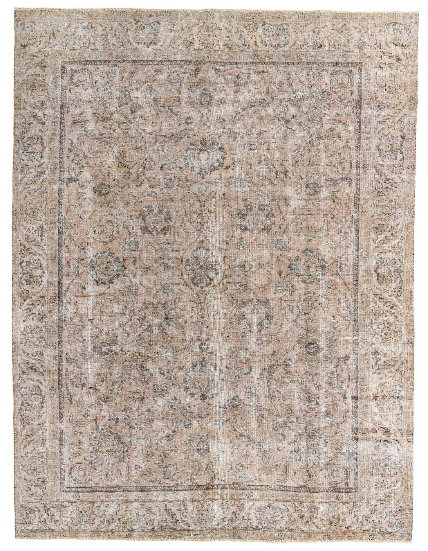 Primary image 8' 10 x 12' 4  Hand Knotted Ultra Vintage Persian Wool Rug
