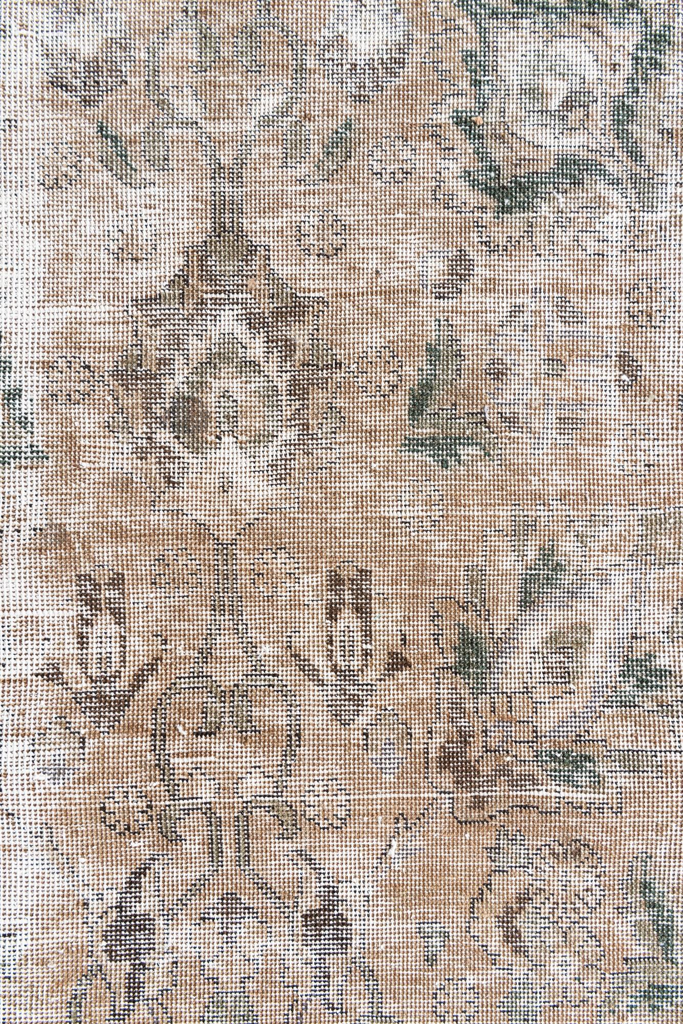 9' 5 x 12' 5 Hand Knotted Ultra Vintage Persian Wool Rug