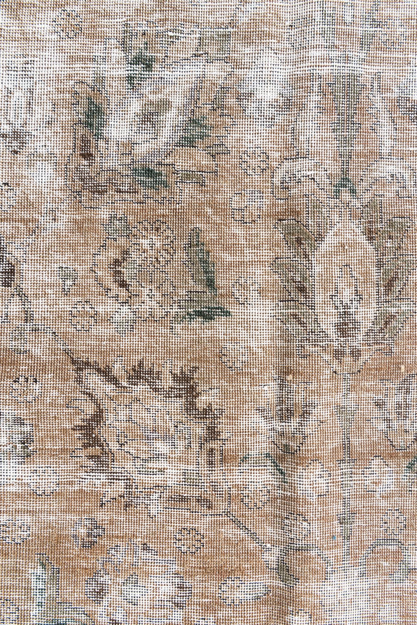 9' 5 x 12' 5 Hand Knotted Ultra Vintage Persian Wool Rug