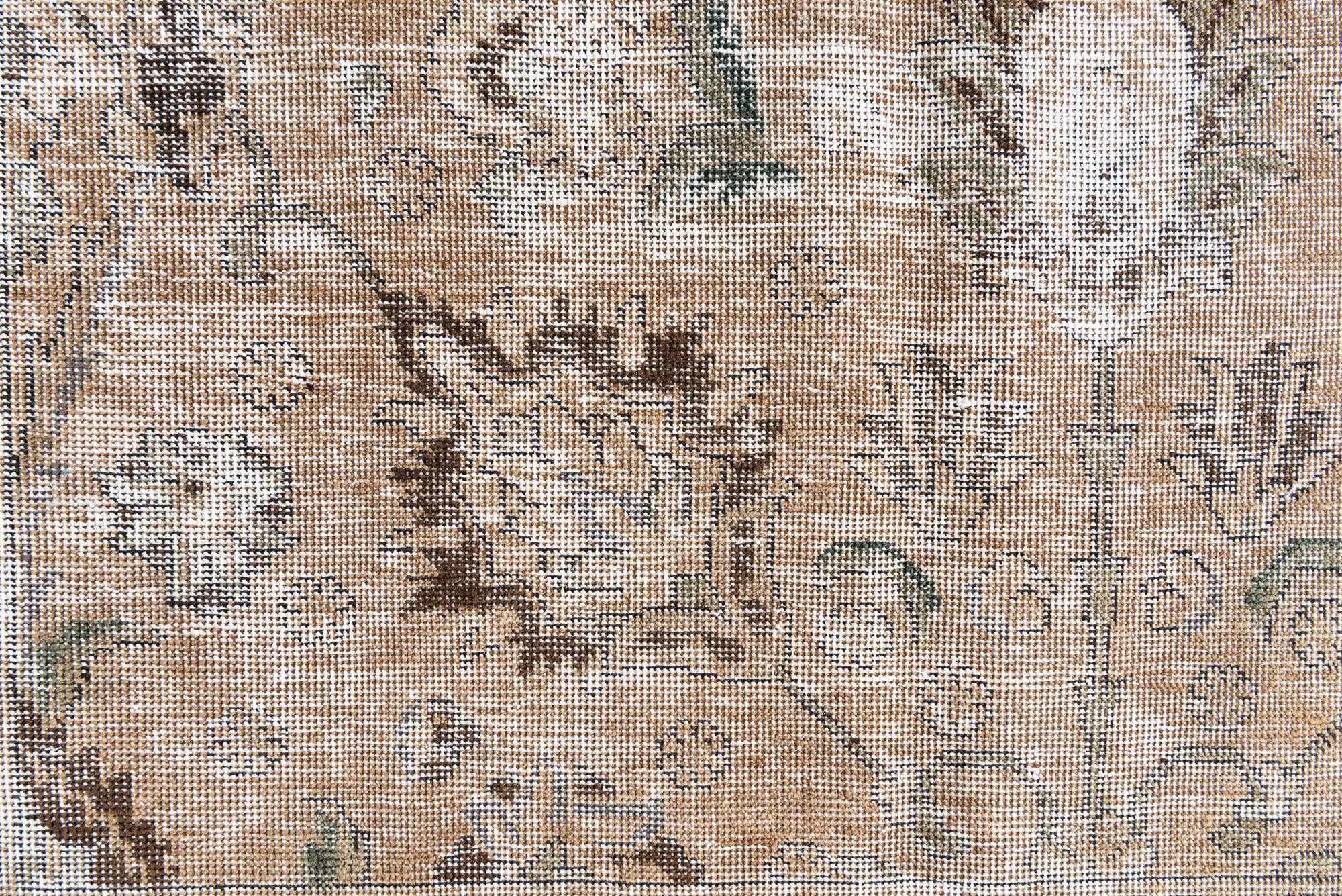 9' 5 x 12' 5 Hand Knotted Ultra Vintage Persian Wool Rug