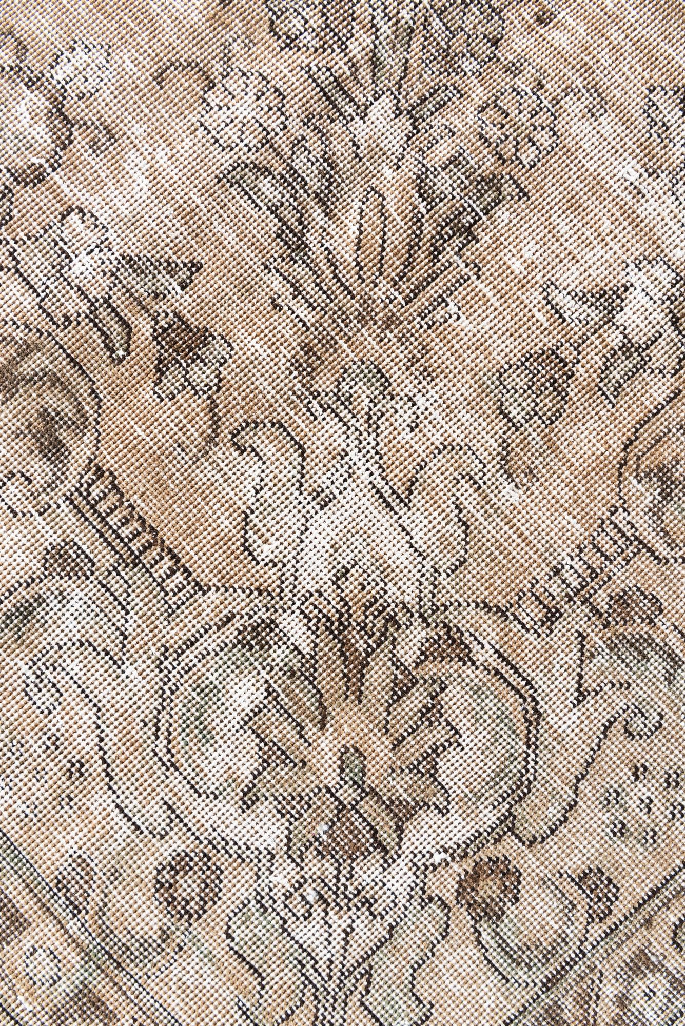 9' 5 x 12' 6 Hand Knotted Ultra Vintage Persian Wool Rug