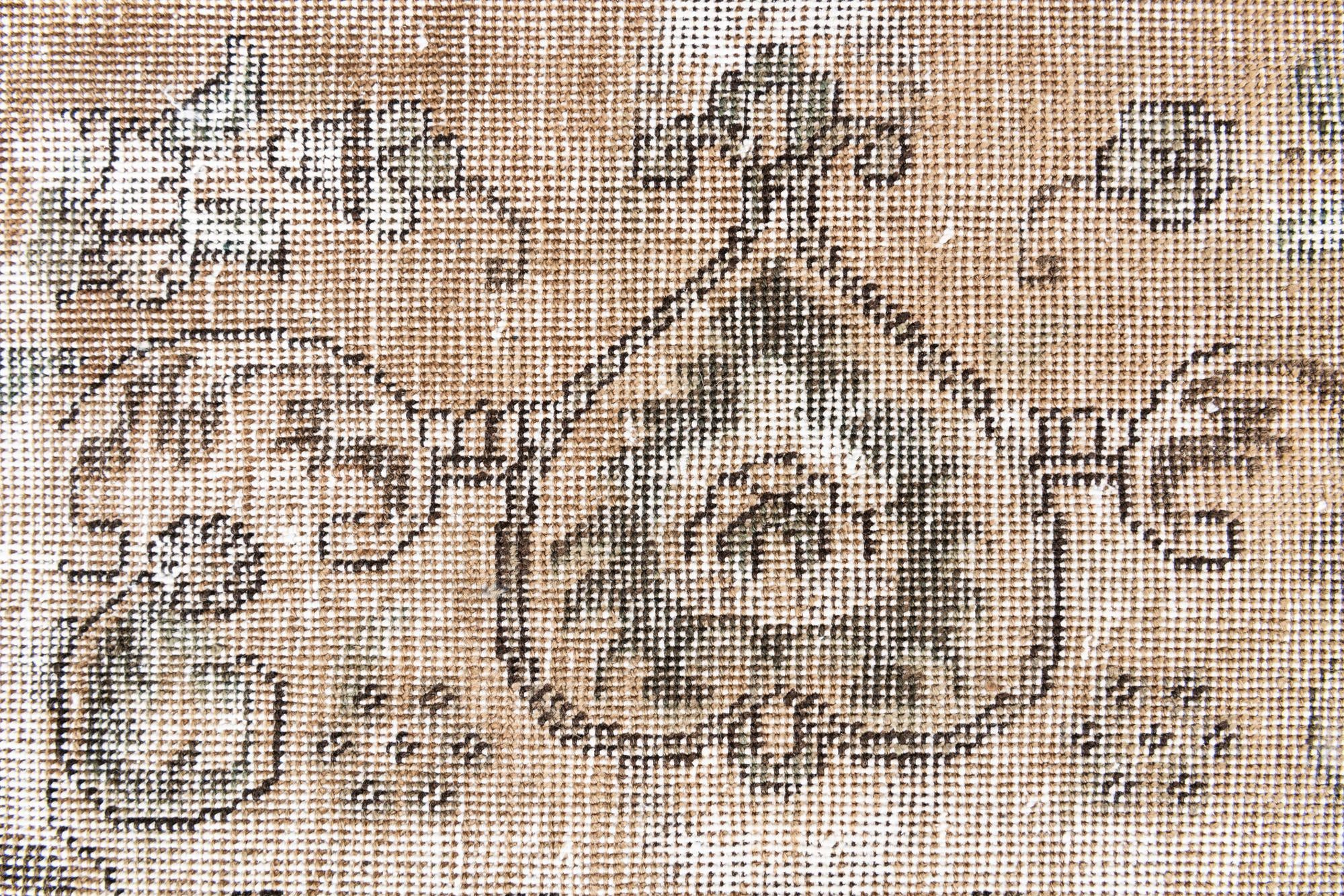 9' 5 x 12' 6 Hand Knotted Ultra Vintage Persian Wool Rug