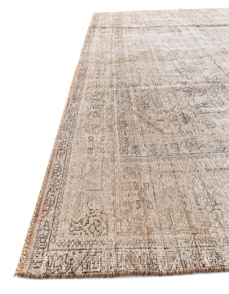 Detail image of 9' 5 x 12' 3  Hand Knotted Ultra Vintage Persian Wool Rug