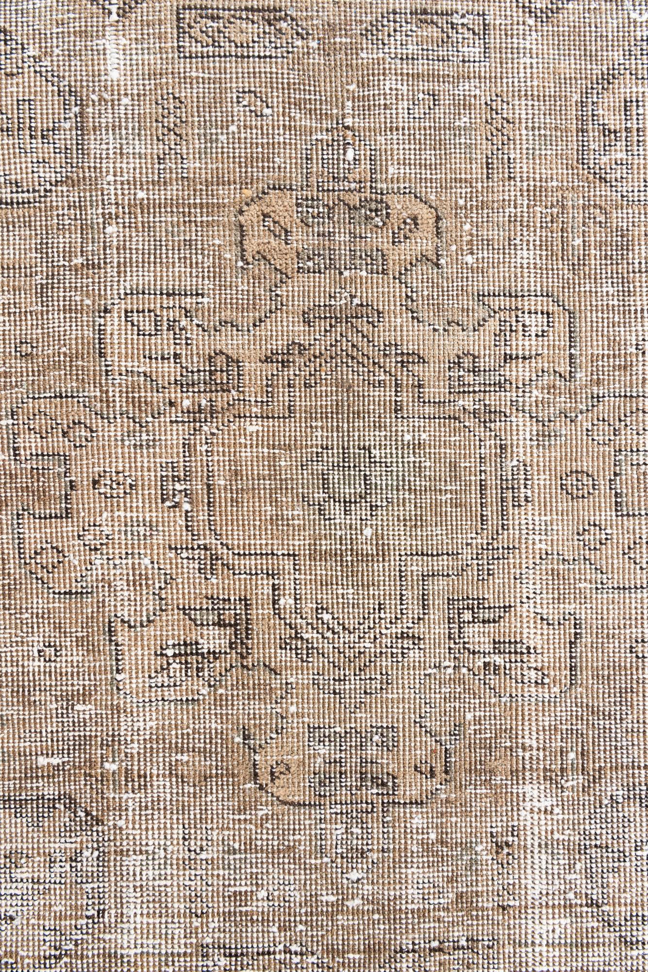 9' 5 x 12' 3 Hand Knotted Ultra Vintage Persian Wool Rug