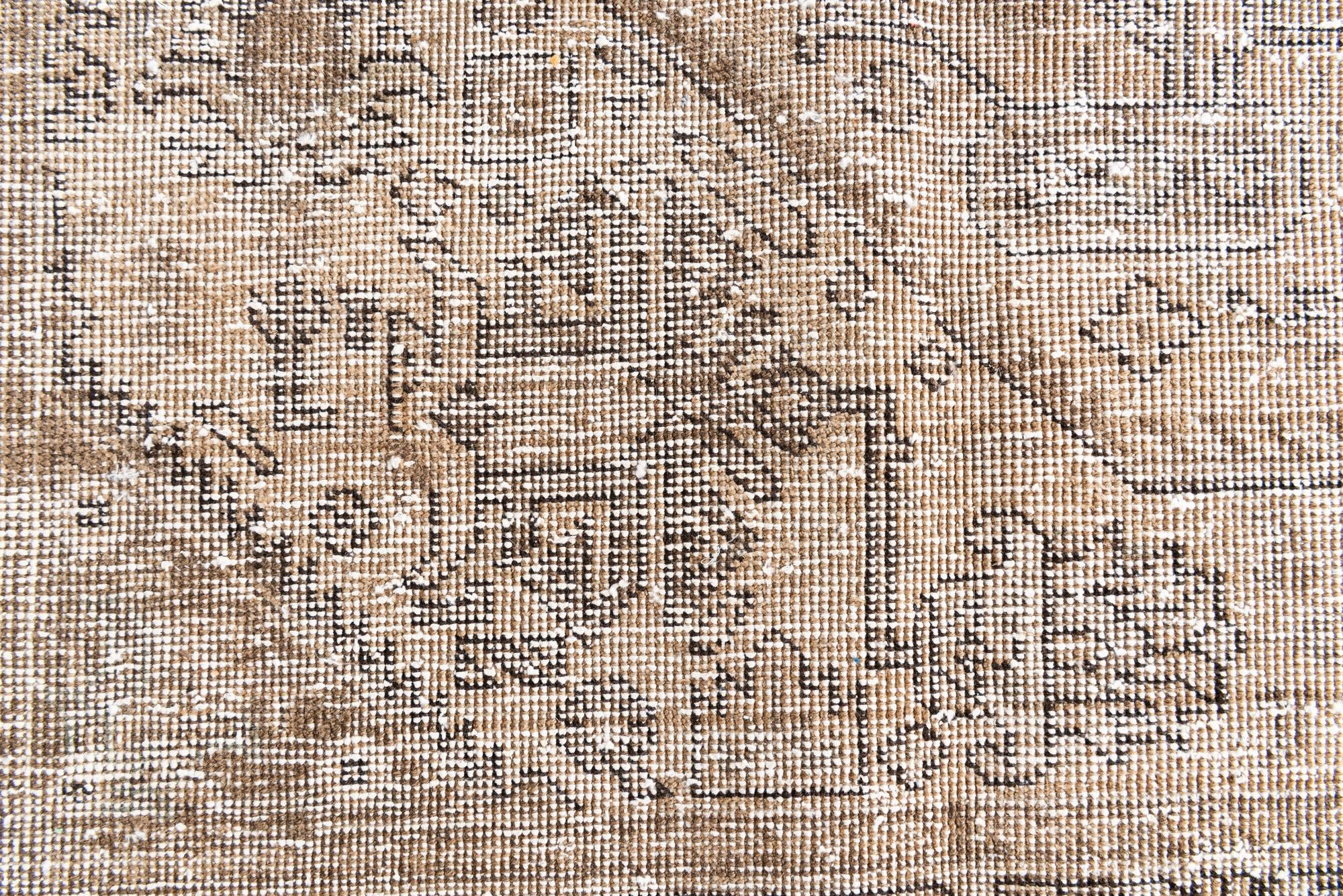 9' 5 x 12' 3 Hand Knotted Ultra Vintage Persian Wool Rug