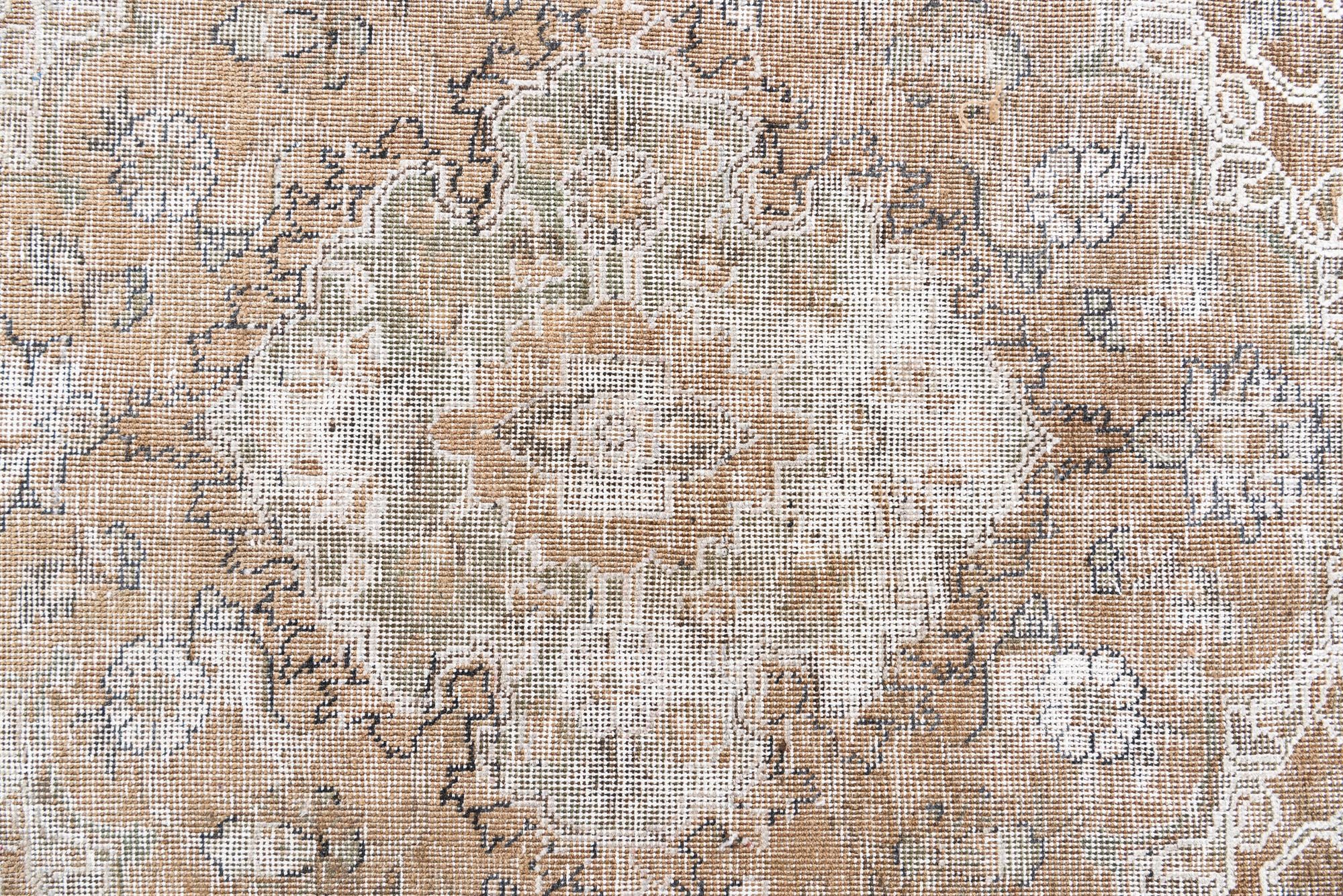 9' 7 x 12' 7 Hand Knotted Ultra Vintage Persian Wool Rug