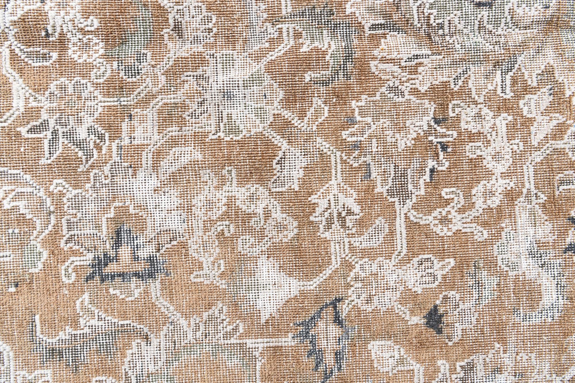 9' 7 x 12' 7 Hand Knotted Ultra Vintage Persian Wool Rug