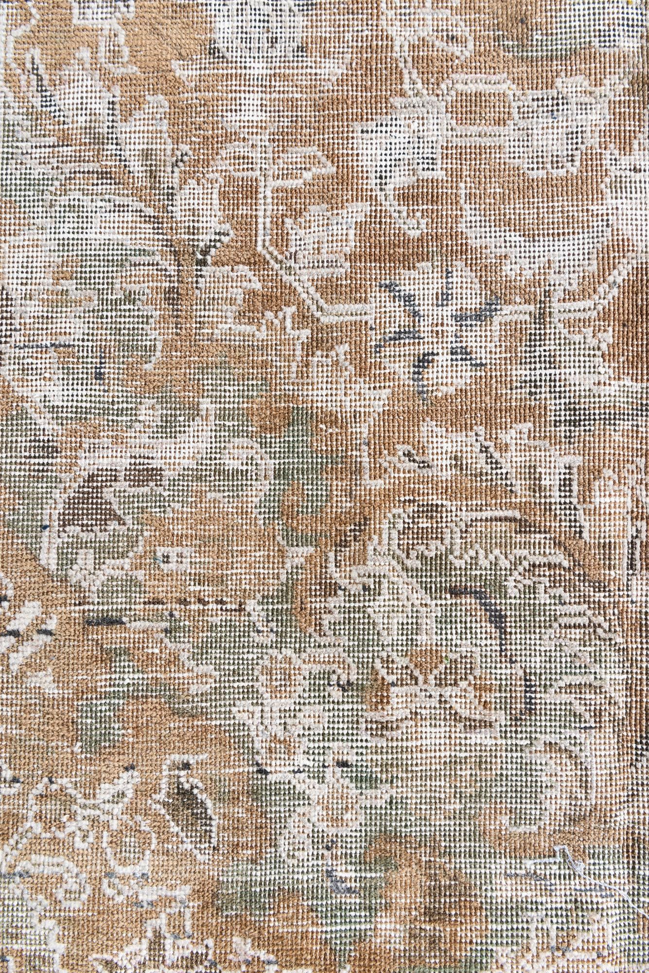 9' 7 x 12' 7 Hand Knotted Ultra Vintage Persian Wool Rug