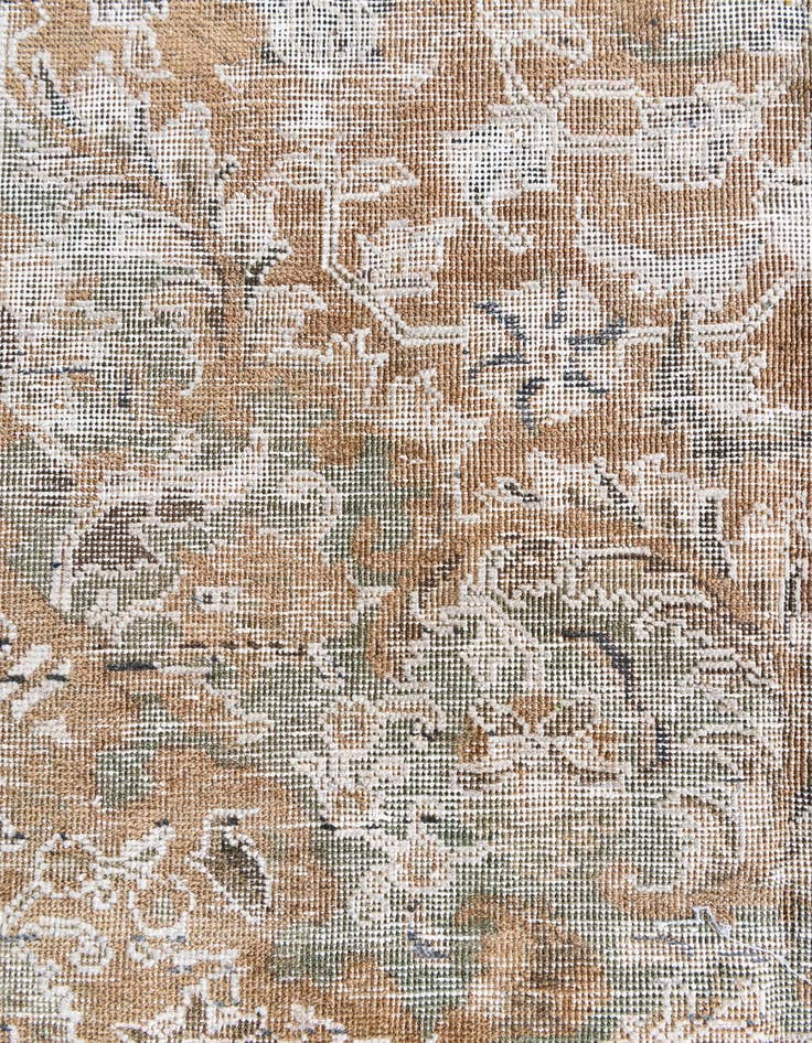 Detail image of 9' 7 x 12' 7  Hand Knotted Ultra Vintage Persian Wool Rug