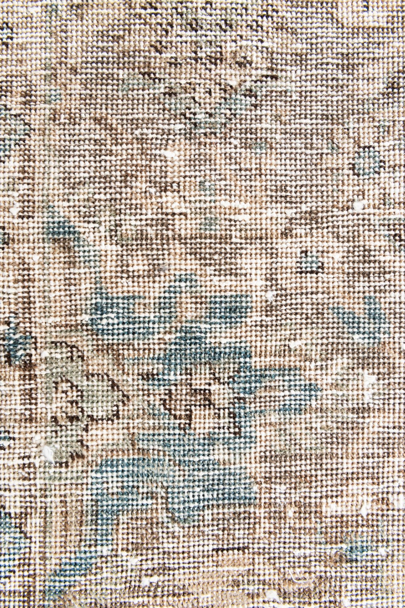 5' 8 x 9' 6 Hand Knotted Ultra Vintage Persian Wool Rug