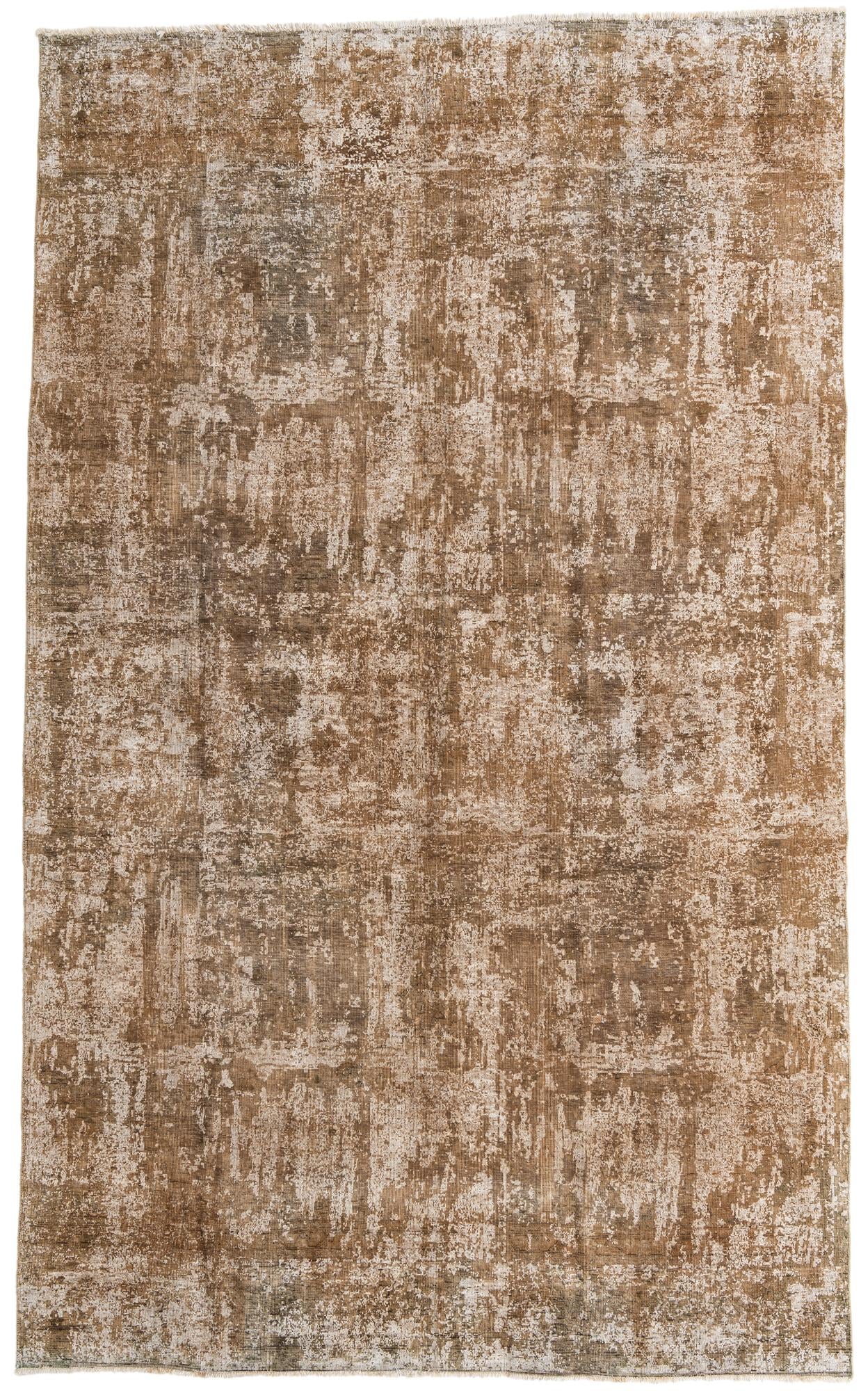 7' 5 x 12' 1 Hand Knotted Ultra Vintage Persian Wool Rug